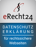 eRecht24 - Datenschutzerklärung für rechtssichere Webseiten